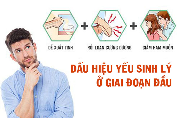 dấu hiệu yếu sinh lý